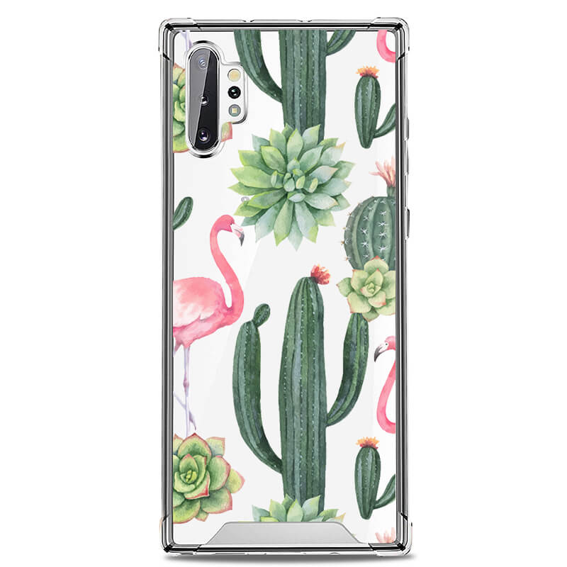 Galaxy Note 10 Plus CLARITY Case [FORAL COLLECTION]