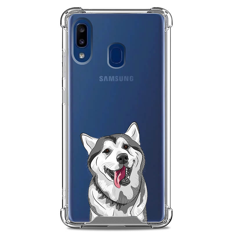 Galaxy A20 CLARITY Case [PET COLLECTION]