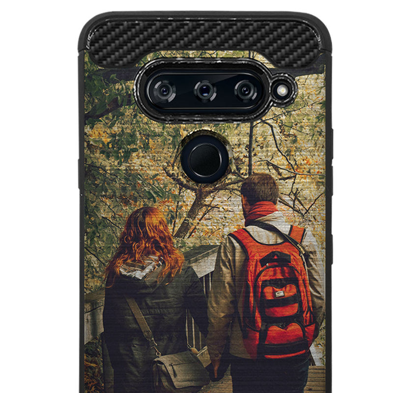 LG V40 CARBON FLEX Case - CUstomizable - 2